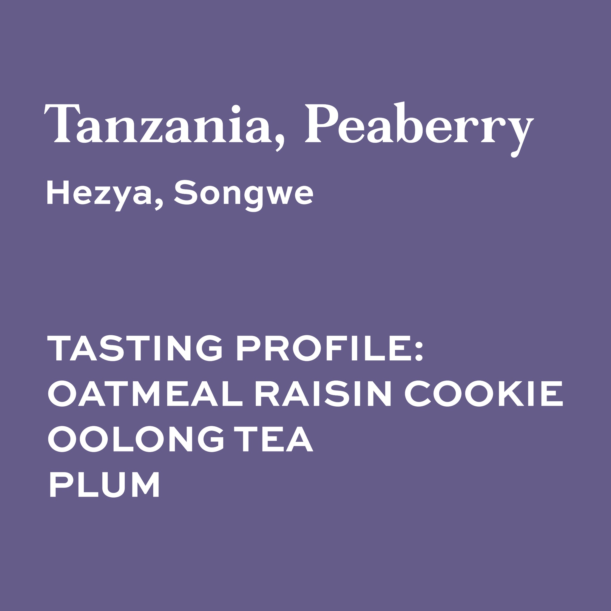 Tanzania, Peaberry