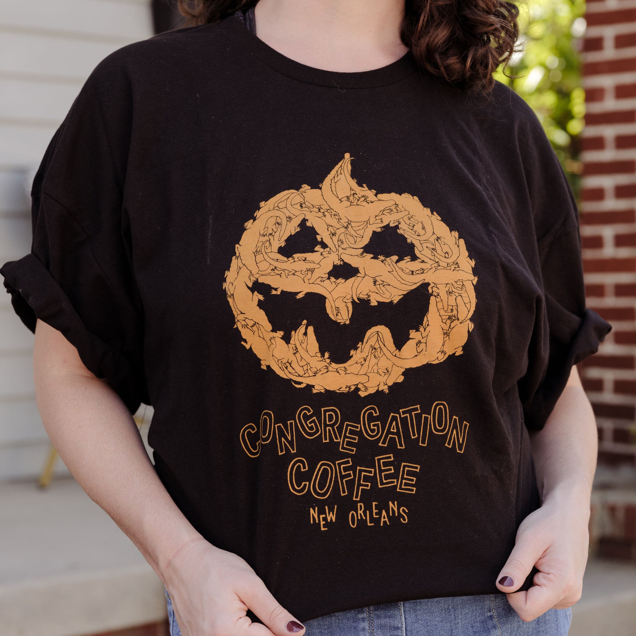 Alligator Pumpkin T-shirt